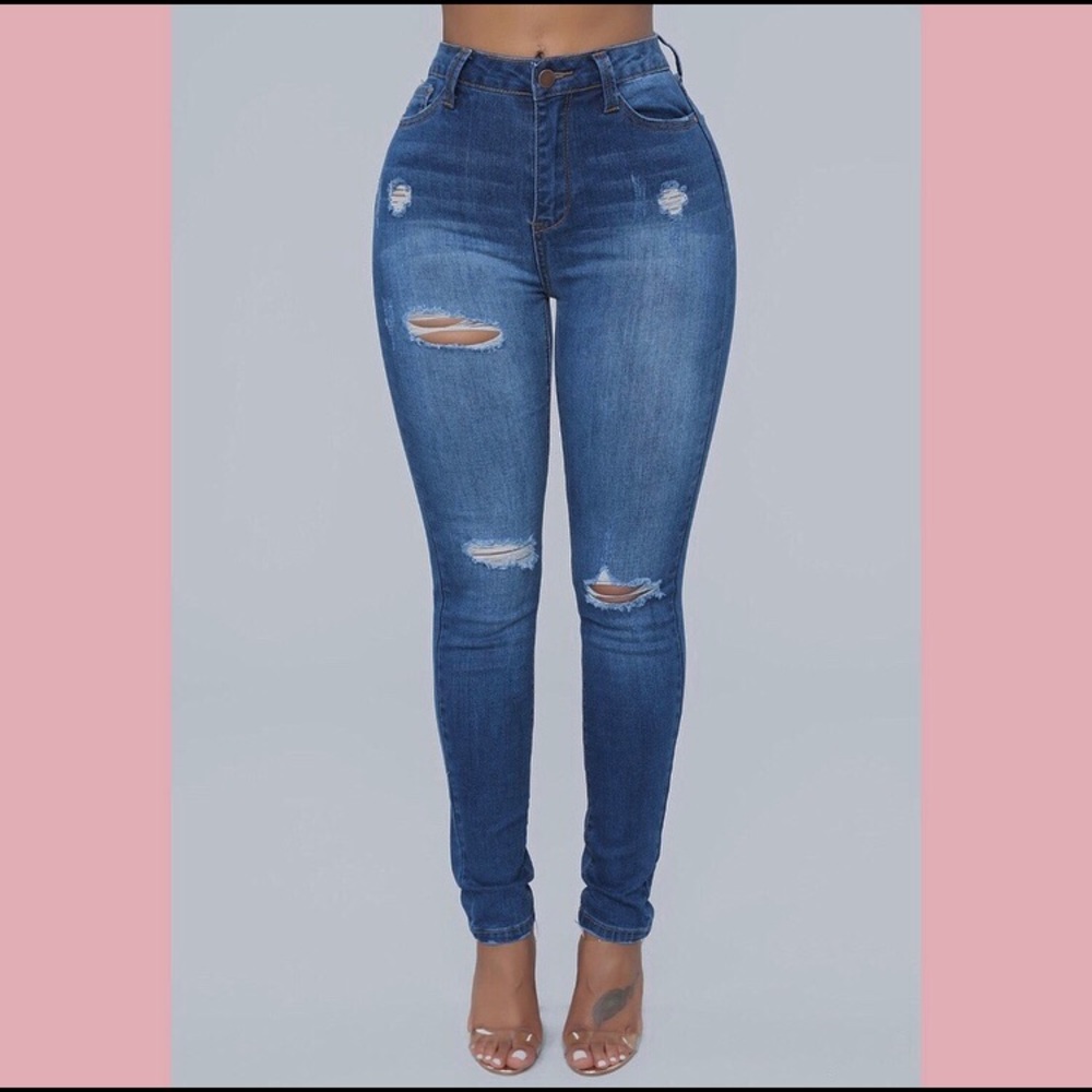 High Rise Jeans - Picture 1 of 4